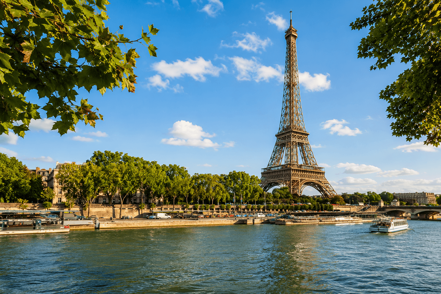 A landmark view of France